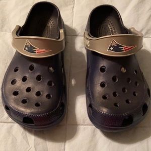 Navy Blue Patriots Crocs